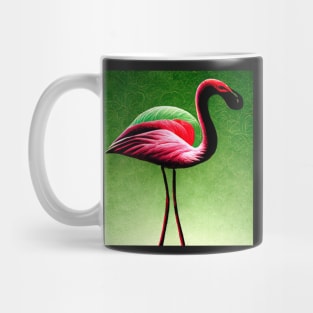 flamingo, green, red, gift, pink Mug